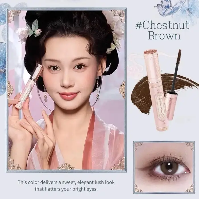Flower Knows – Mascara à col nuage papillon, imperméable, longue durée, anti-taches, rehausseur de c