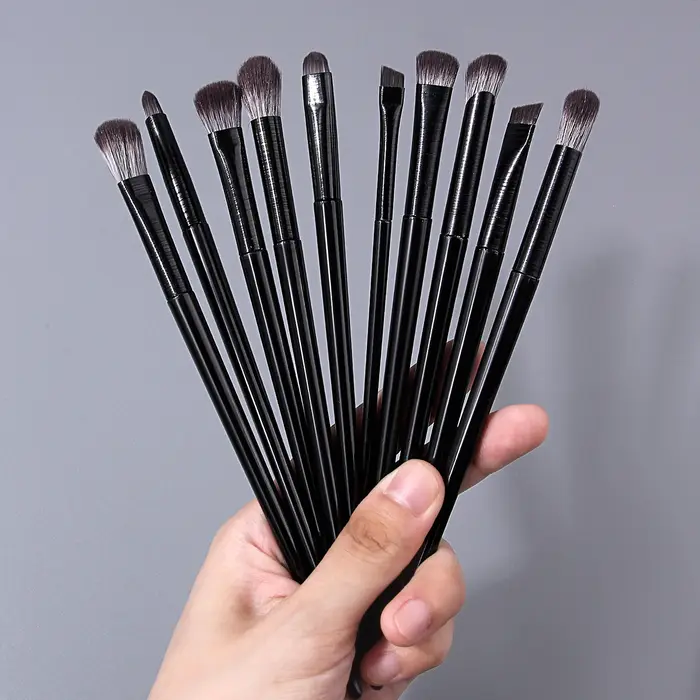 Ensemble de pinceaux de maquillage pour les yeux, professionnels, doux, pour le contouring, les fard