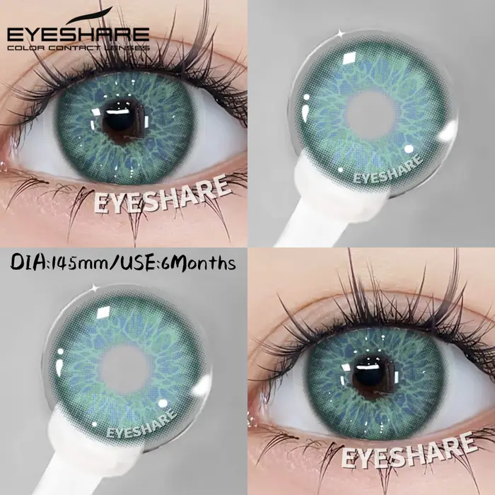 EYESHARE 1 paire de nouvelles lentilles de Contact colorées pour les yeux bleu beauté élèves