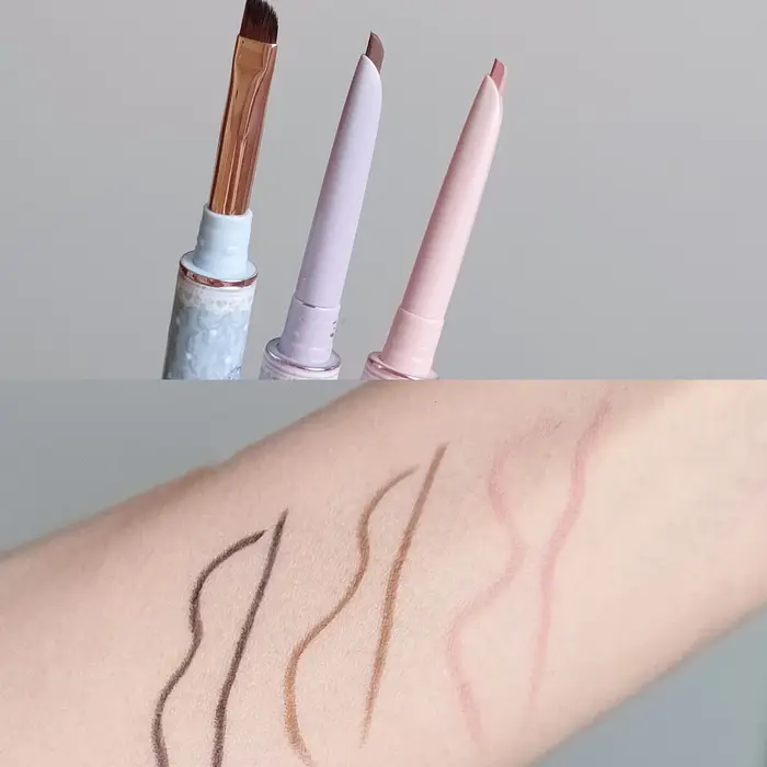 Crayon gel pour les yeux imperméable longue durée Flower Knows Bunny Garden - Maquillage quotidien naturel anti-bavures