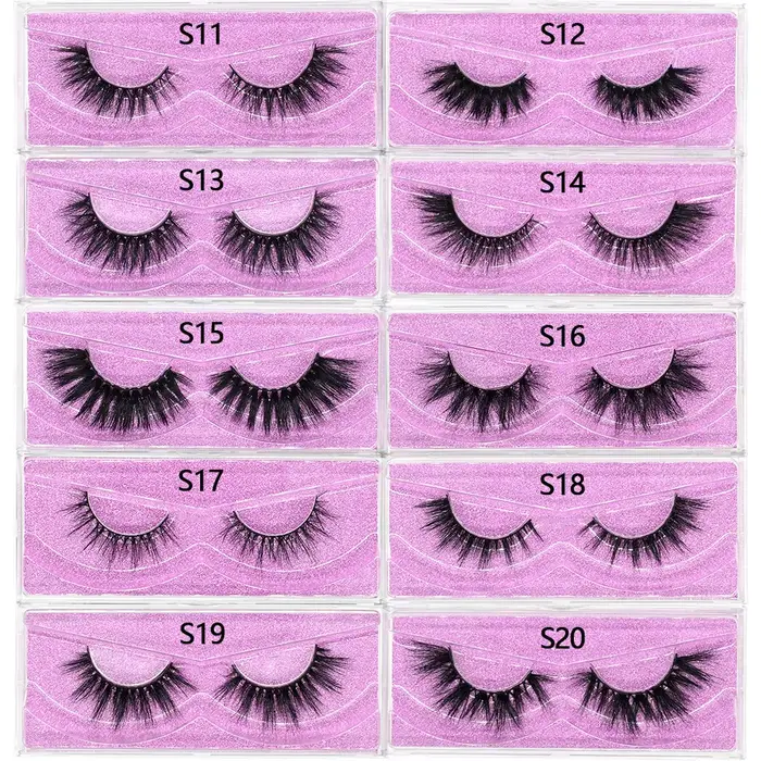FOXESJI-Faux cils de vison 3D, extension de cils doux, ensemble de maquillage, contaminants croisés,