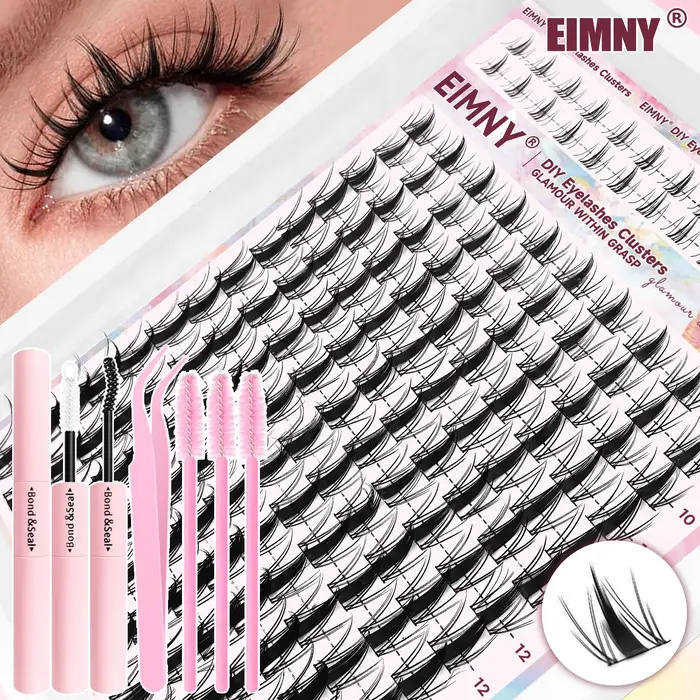 EIMNY Fairy Manga Lash Set, simple à appliquer pour les débutants, yeux de fée manga rêveux. Cosplay
