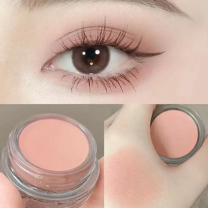 Fard à barrage rose pêche violet, fard à joues crème, contour du visage, imperméable, correcteur dur