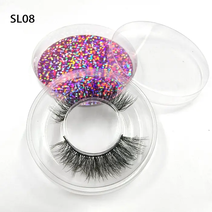 Cils Logo personnalisé 30/50/100 paires Faux