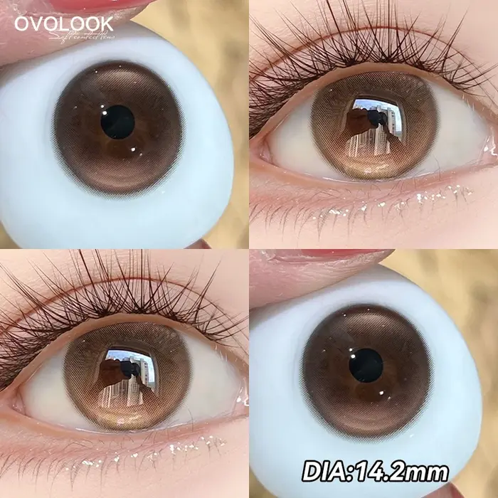 OVOLOOK - 1 Paire de Lentilles de Contact Dreamy pour les Yeux