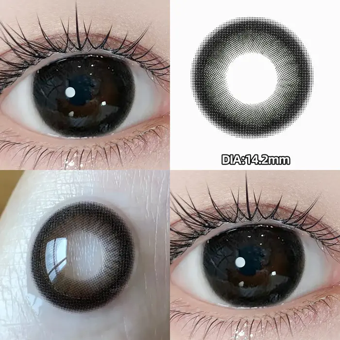 OVOLOOK - Lot de 2 lentilles de contact colorées bleu cristal