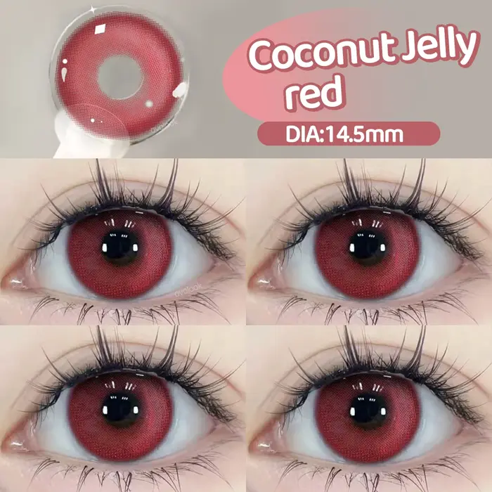 2pcs/paire Big Pupils Cyber Series Halloween Lentilles de contact colorées pour le maquillage des yeux Lentille marron