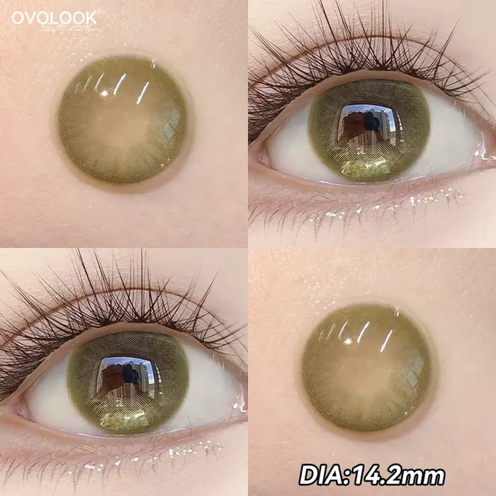 2PCS lentilles de Contact Silver Knight pour les yeux