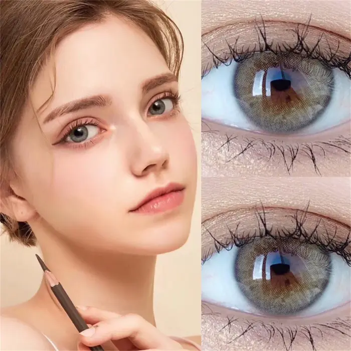 Lentilles de contact annuelles irisées naturelles pour les yeux