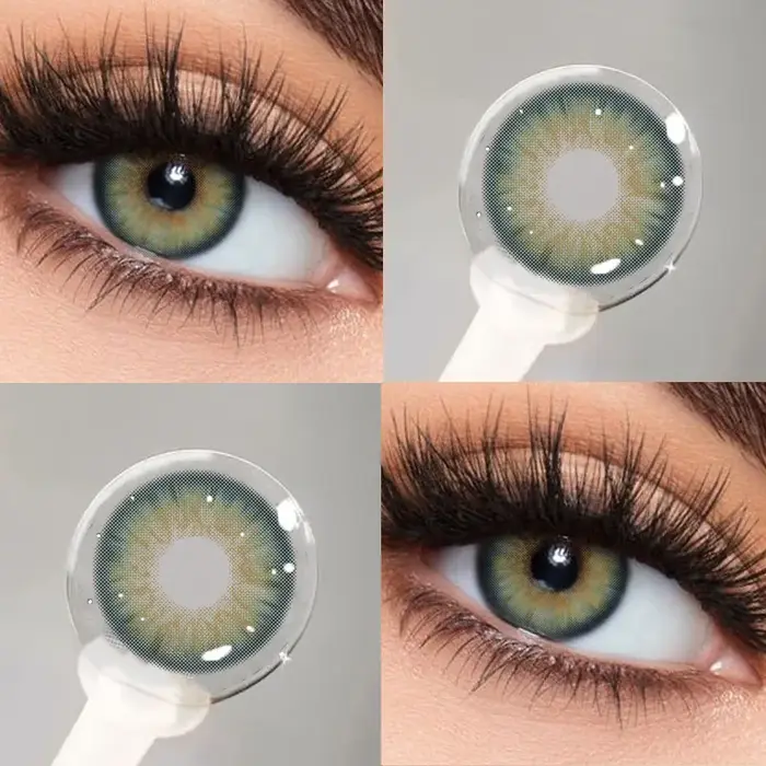 KSSEYE 1 paire de lentilles de Contact de couleur naturelle pour les yeux