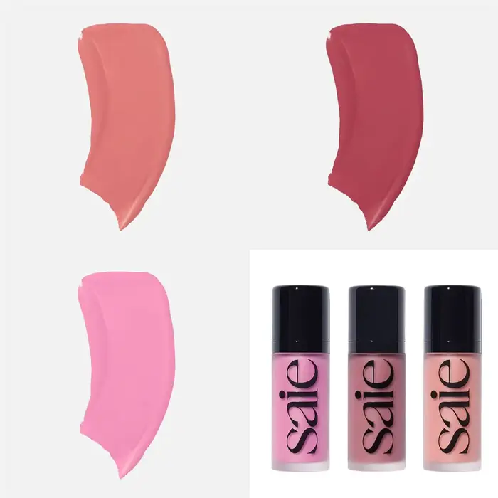 Saie Glowy Super Gel Starglow/Blush Liquide Hydratant Base de Maquillage Illuminateur