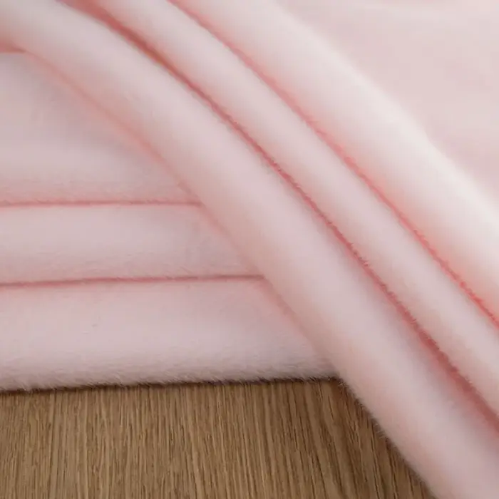 Tissu en fausse fourrure de vison de 5mm