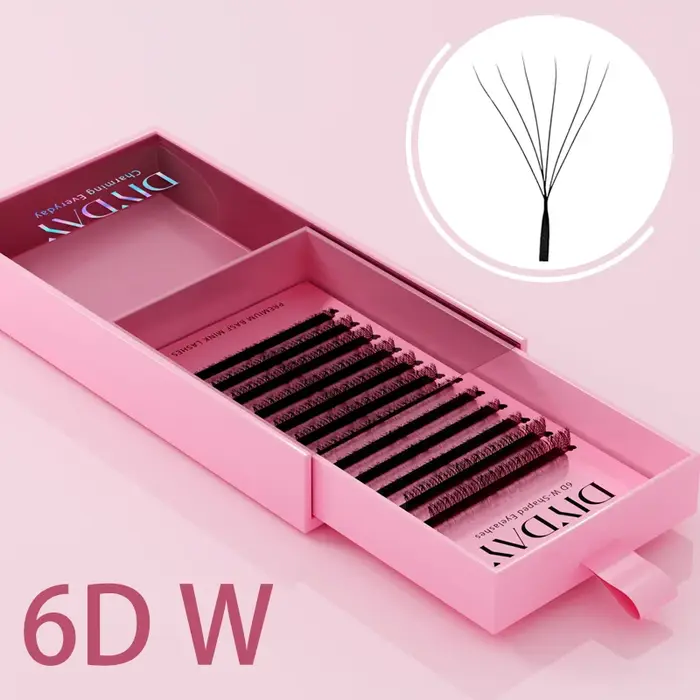 DIYDAY Extension de cils en forme de W 3d 4d 5d 6d 7d 8d W