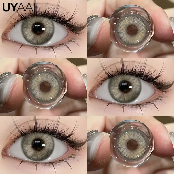 Lentilles de contact colorées UYAAI : bleues