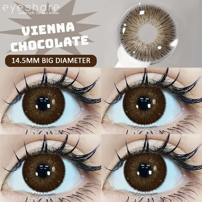 Lentilles noires de grand diamètre