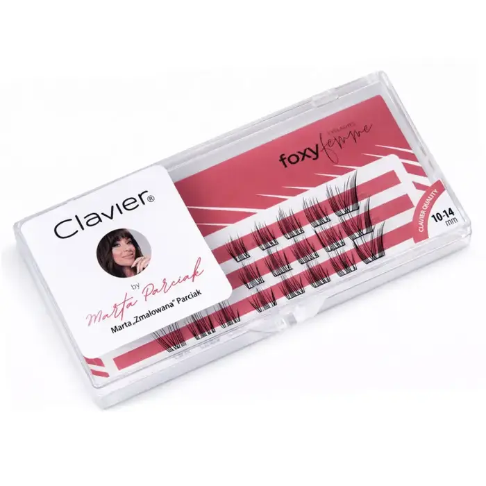 Claveir Nouvelles Cils Foxy Femme Effet Yeux de Renard Faux