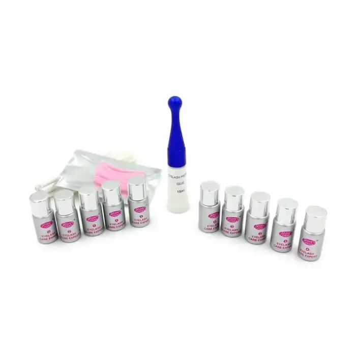 Ensemble de permanente de cils de marque Stars Colors 100%, pour faire la permanente des cils, pour