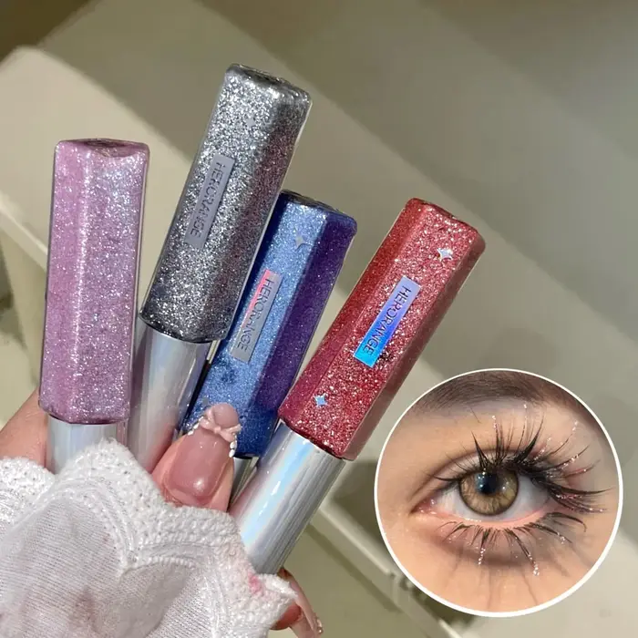 Mascara à paillettes diamantées 4 couleurs
