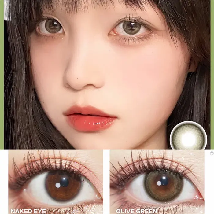 Lentilles de contact colorées douces