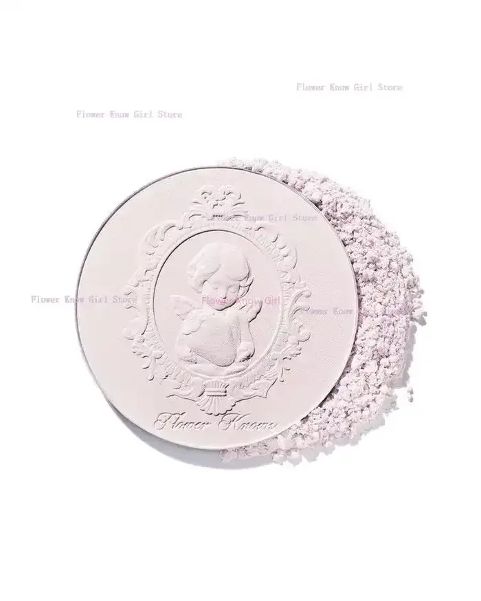 La fleur connaît la série Cupidon aux fraises, poudre pressée mate, mise au point douce, poudre de m