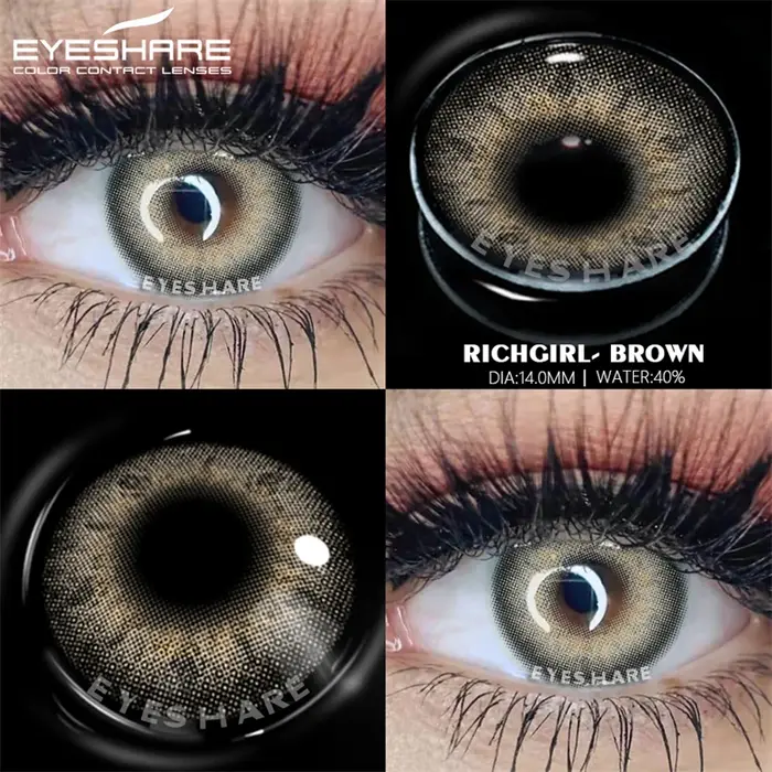 EYESHARE 2 pièces lentilles de contact colorées pour les yeux