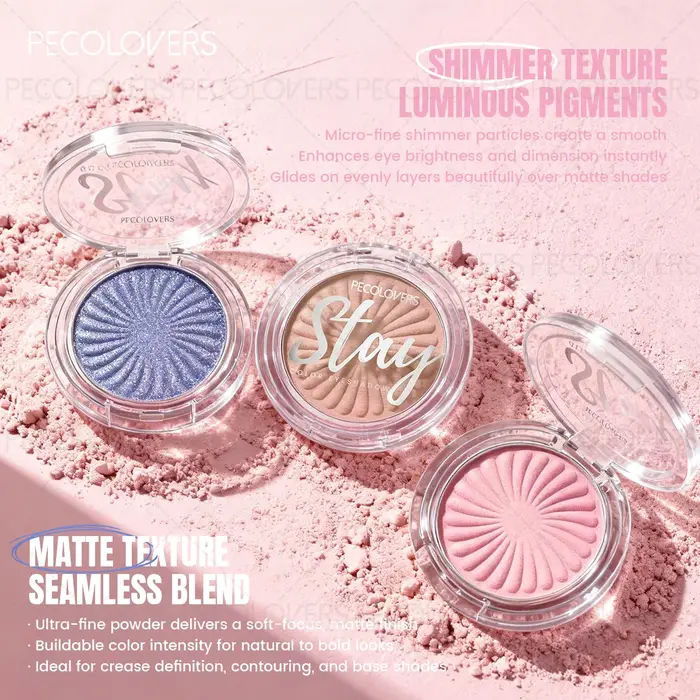 Palette de fards à paupières à triple texture (mat