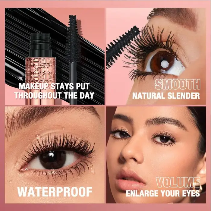 Mascara imperméable allonge les cils Extension noir sans taches