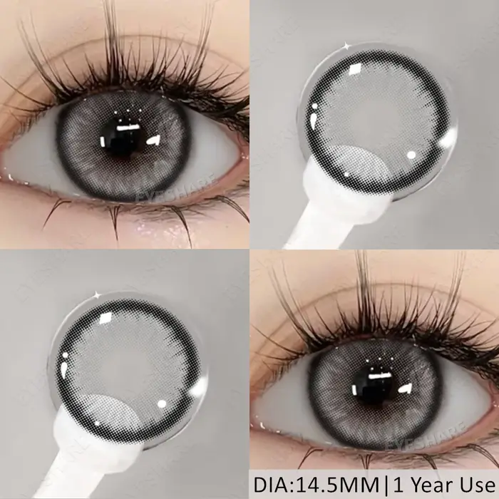 AMARA 0 ~-6.00 degrés 1 paire de lentilles de Contact colorées pour myopie pour les yeux