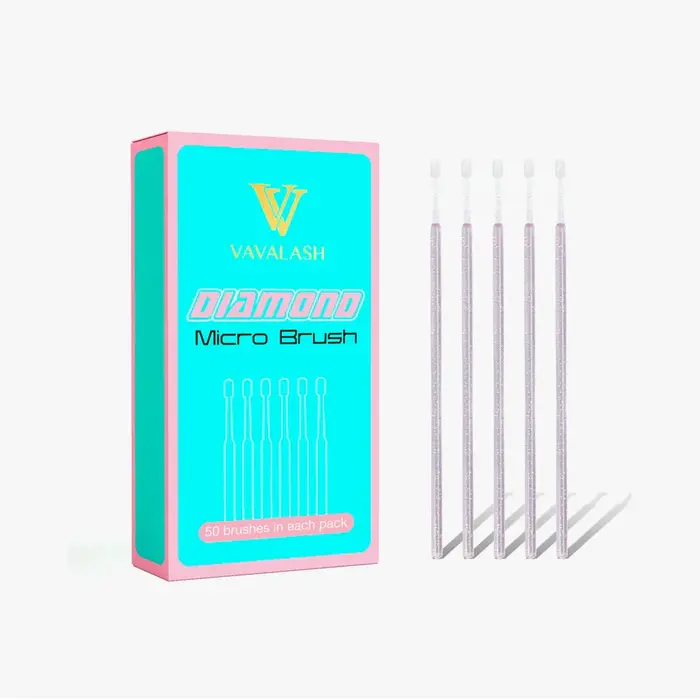 Nouveau Mascara Pailleté Rose avec Brosse
