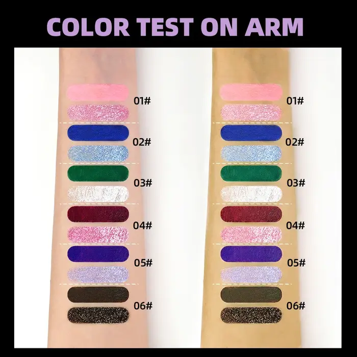 QIBEST Mascara double embout coloré pour extension de cils