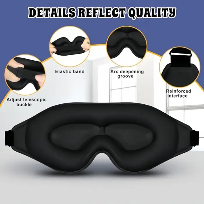 Masque pour les yeux 3D avancé pour dormir
