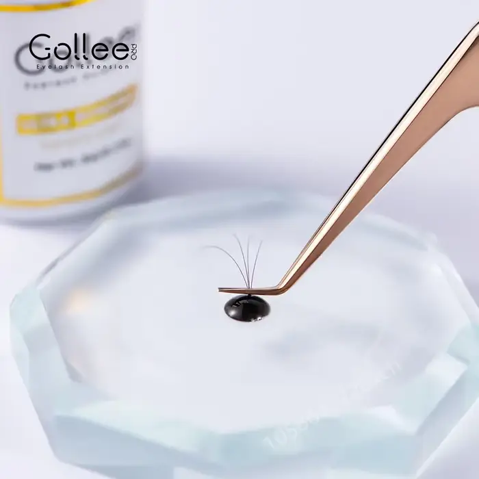 Gollee colle transparente pour extensions de cils pour couleur ou noir adhésif pour faux cils ou sou