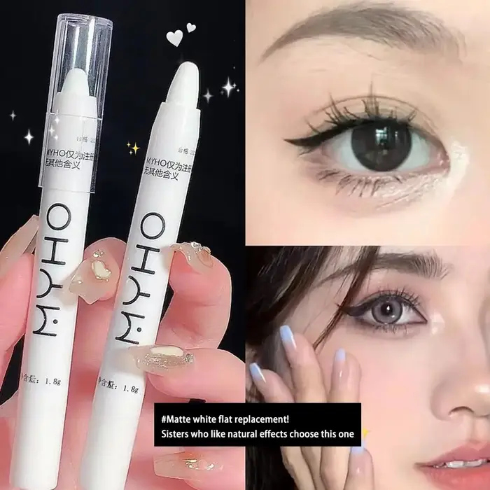 Stylo surligneur à paillettes nacré