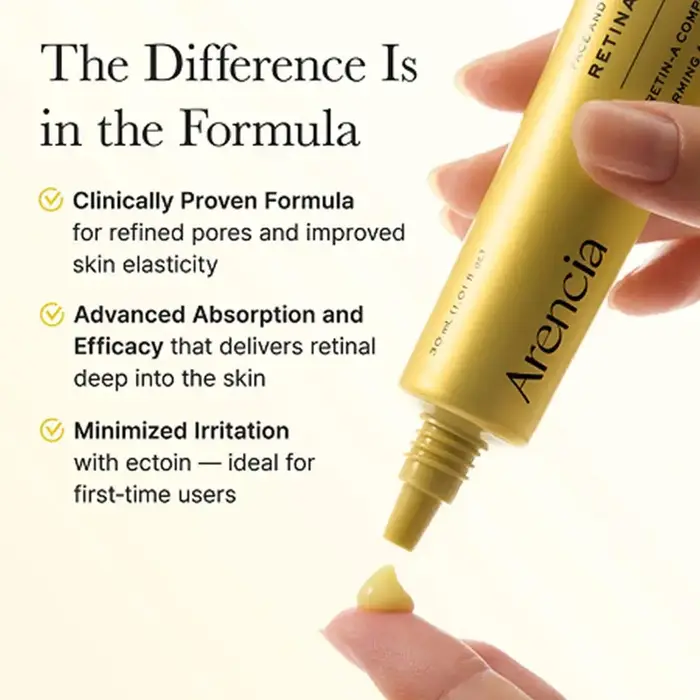 Soin hydratant pour le visage et les yeux Arencia Retinal Booster Shot