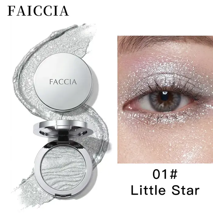 Faiccia Fairy Glow Eyeshadow : Fard à paupières illuminateur pour le coin intérieur des yeux, multi-