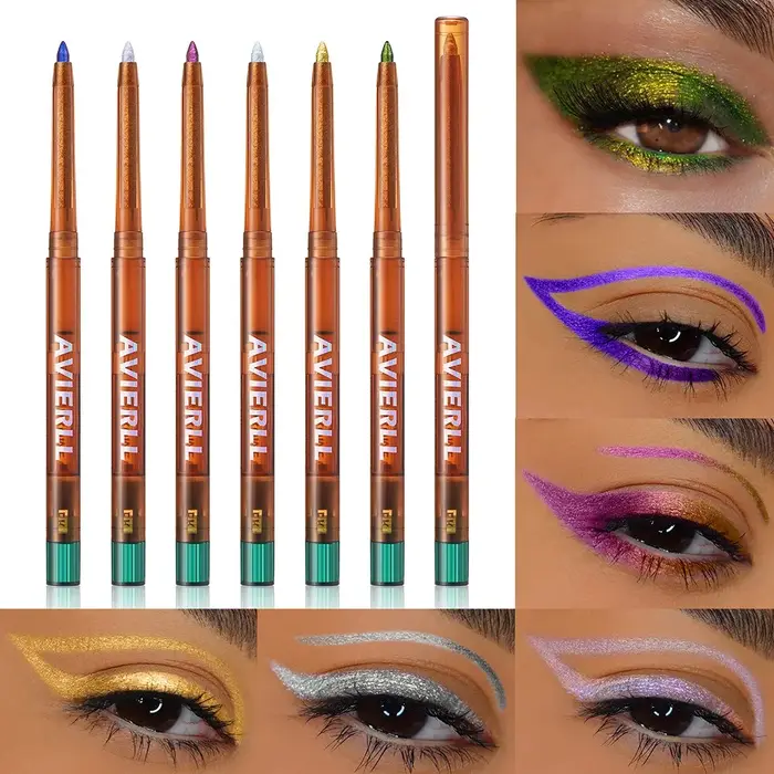 Caméléons Eyeliner liquide perle brillant métallique fard à paupières Liner Multi Chrome couleur Aurora maquillage des yeux paillettes Pigment
