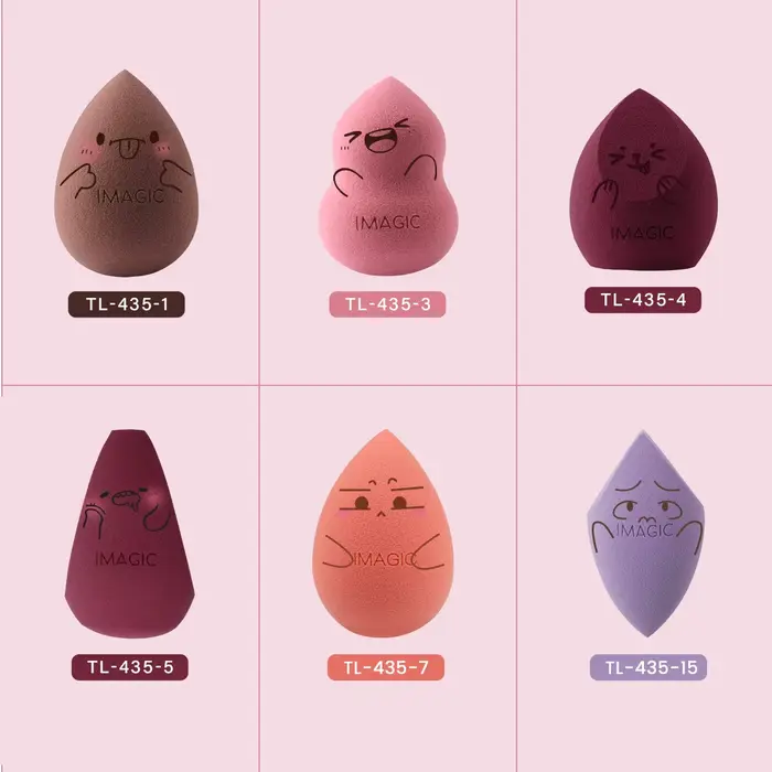IMAGIC 10 pièces/KIT éponge de maquillage douce pour fond de teint crème anti-cernes vente en gros L