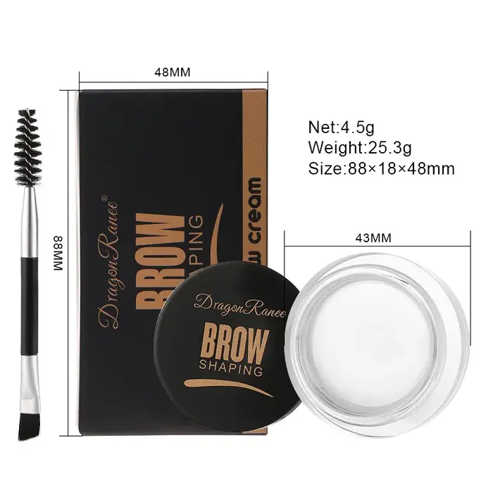 Gel à sourcils folle blanc-Style européen et américain