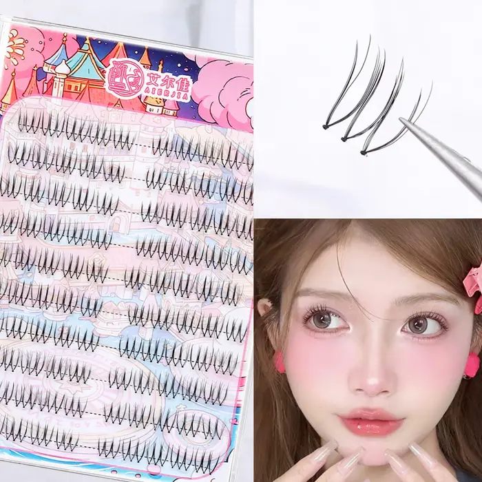 Idole Manga faux cils Style coréen groupe de filles Extension