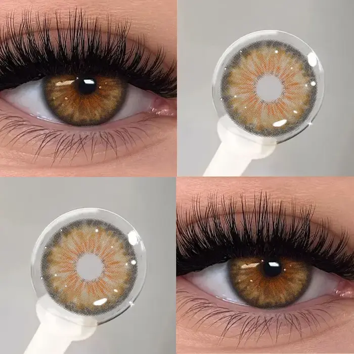 KSSEYE 1 paire de lentilles de Contact de couleur naturelle Cleopatra série 2.0 pour les yeux lentil