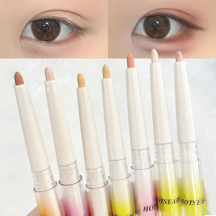 Crayon Aegyo Sal Rose Nude pour le dessous des yeux, effet éclaircissant, stylo de maquillage pour le contour des yeux, surligneur pour paupières inférieures, cosmétique de contour