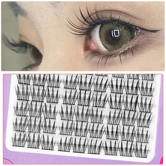 90duo Girl Group Eye Nature trilogie bande dessinée faux cils