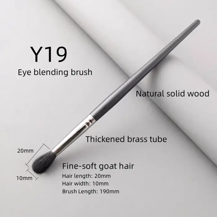 Fard à paupières mélange brosse maquillage naturel chèvre cheveux tache ombre