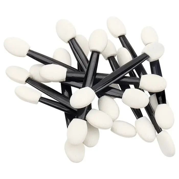 Applicateurs d’ombres à paupières jetables à double embout 25/100 pcs – mini éponges en latex – outils de maquillage