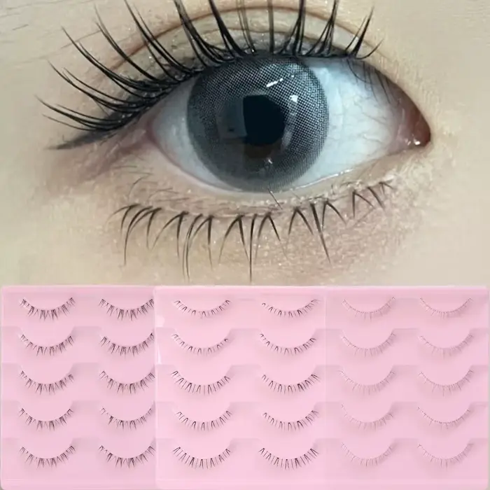 5 paires de cils inférieurs sous