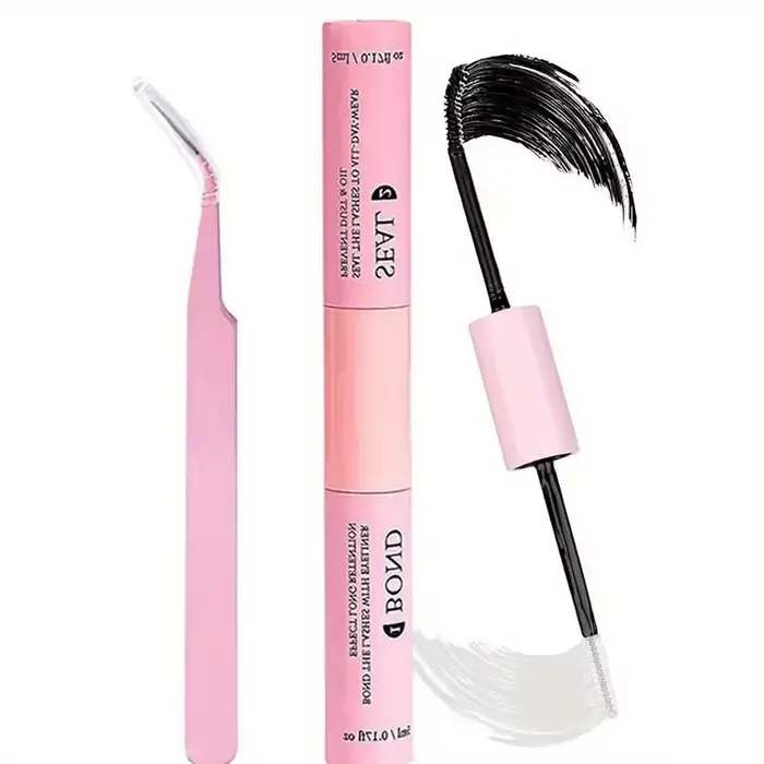 Kit de Faux Cils avec Adhésif et Scellant