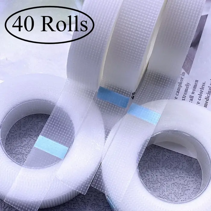 40 rouleaux de ruban adhésif pour cils PE