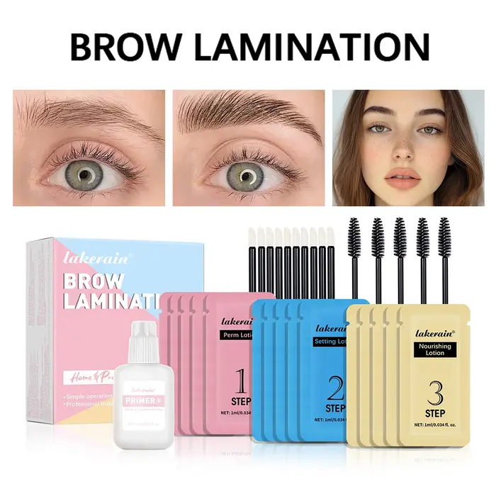 Kit de stratification des sourcils à la maison