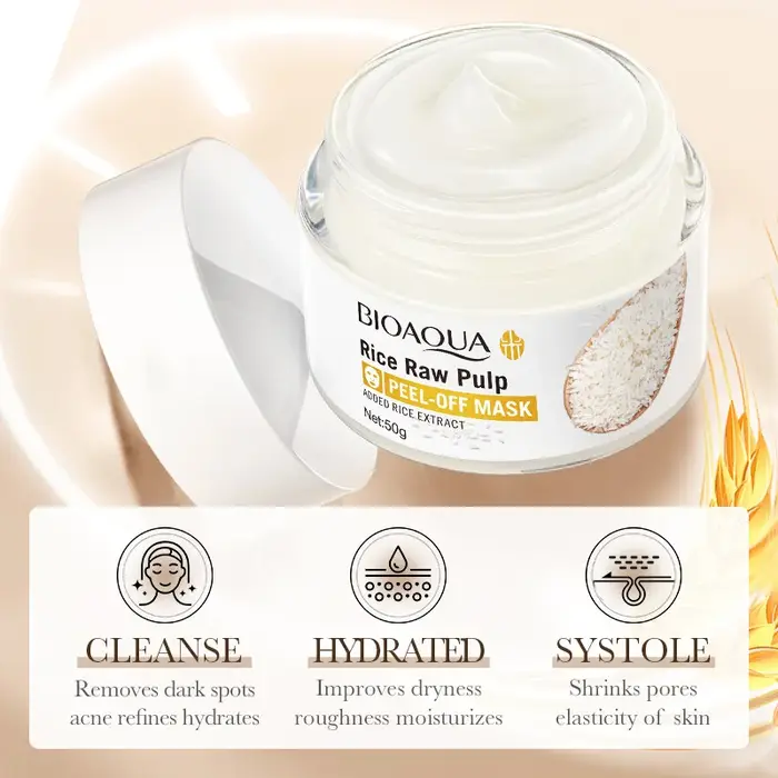 Masque exfoliant au riz blanc BIOAQUA