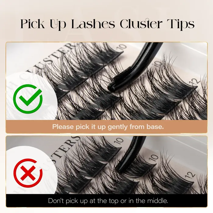 Extensions de Faux-Cils Naturels Individuels
